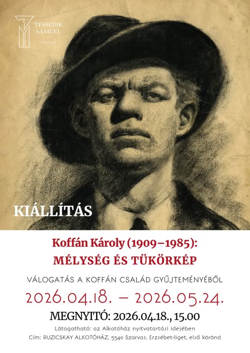 Koffán Károly: Önarckép (1930 elején)